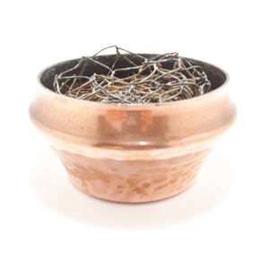 Small Vintage Copper Rose Bowl