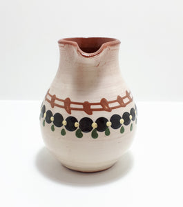 Small Red Clay Art Pottery Jug