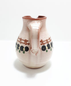 Small Red Clay Art Pottery Jug