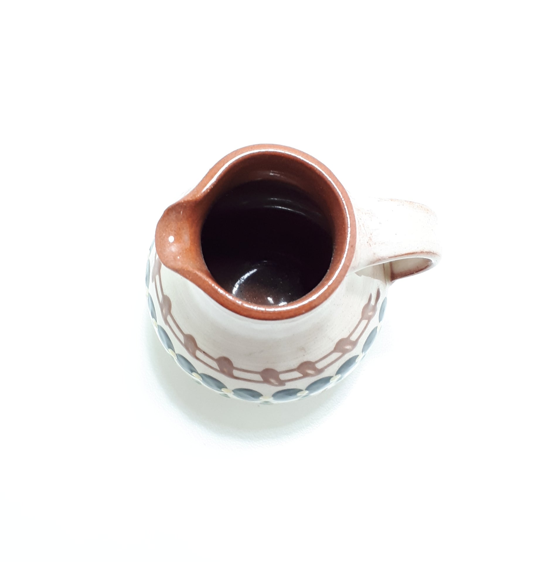 Small Red Clay Art Pottery Jug