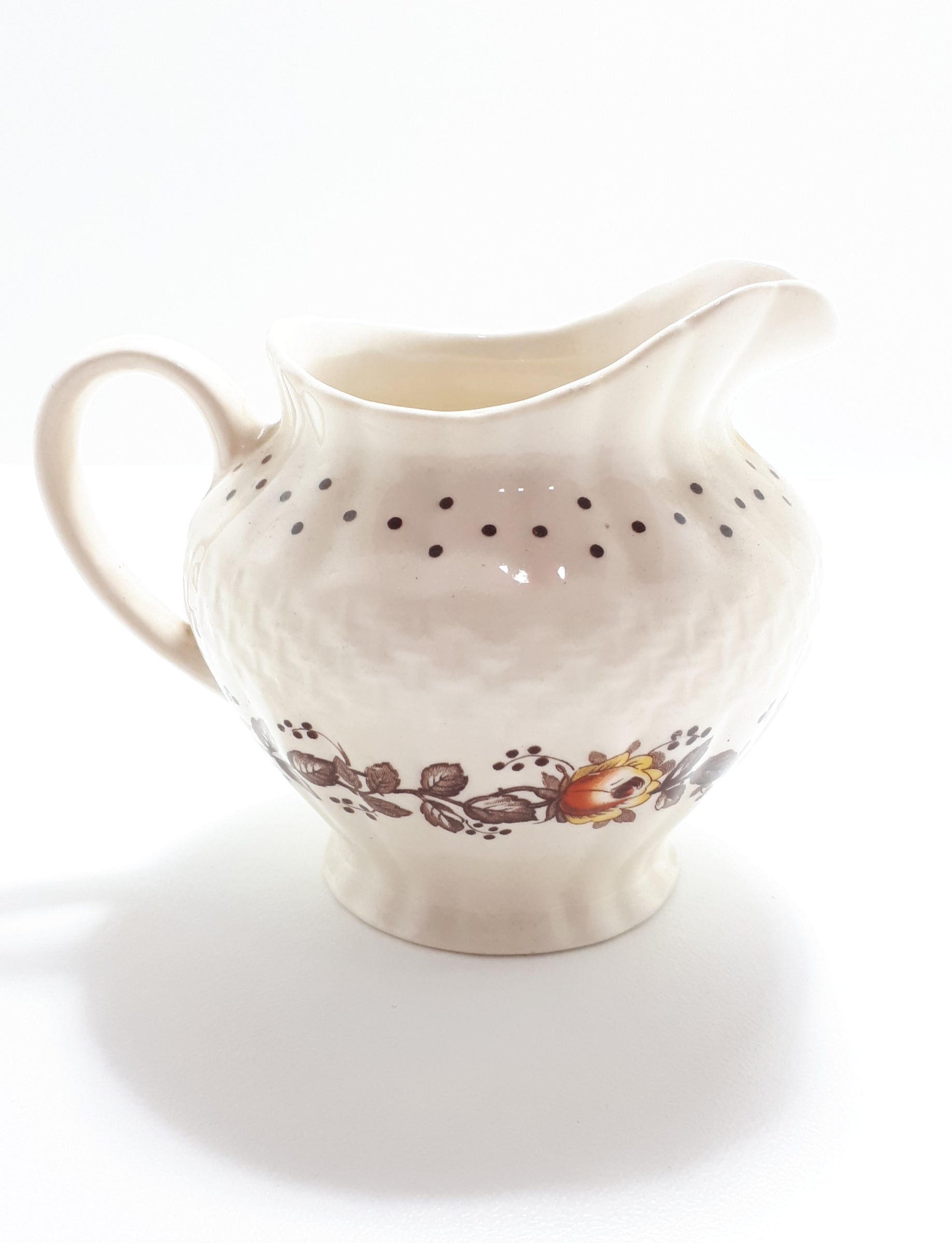 1940's Porcelain Simpsons Potters Ltd. Ambassador Ware Creamer & Open Sugar Bowl - Chetwynd Pattern