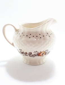 1940's Porcelain Simpsons Potters Ltd. Ambassador Ware Creamer & Open Sugar Bowl - Chetwynd Pattern