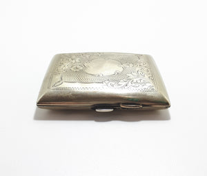 1930’s-1940’s Small Machine Tooled Silver Plated G.E.A. EPNS Calling Card Case
