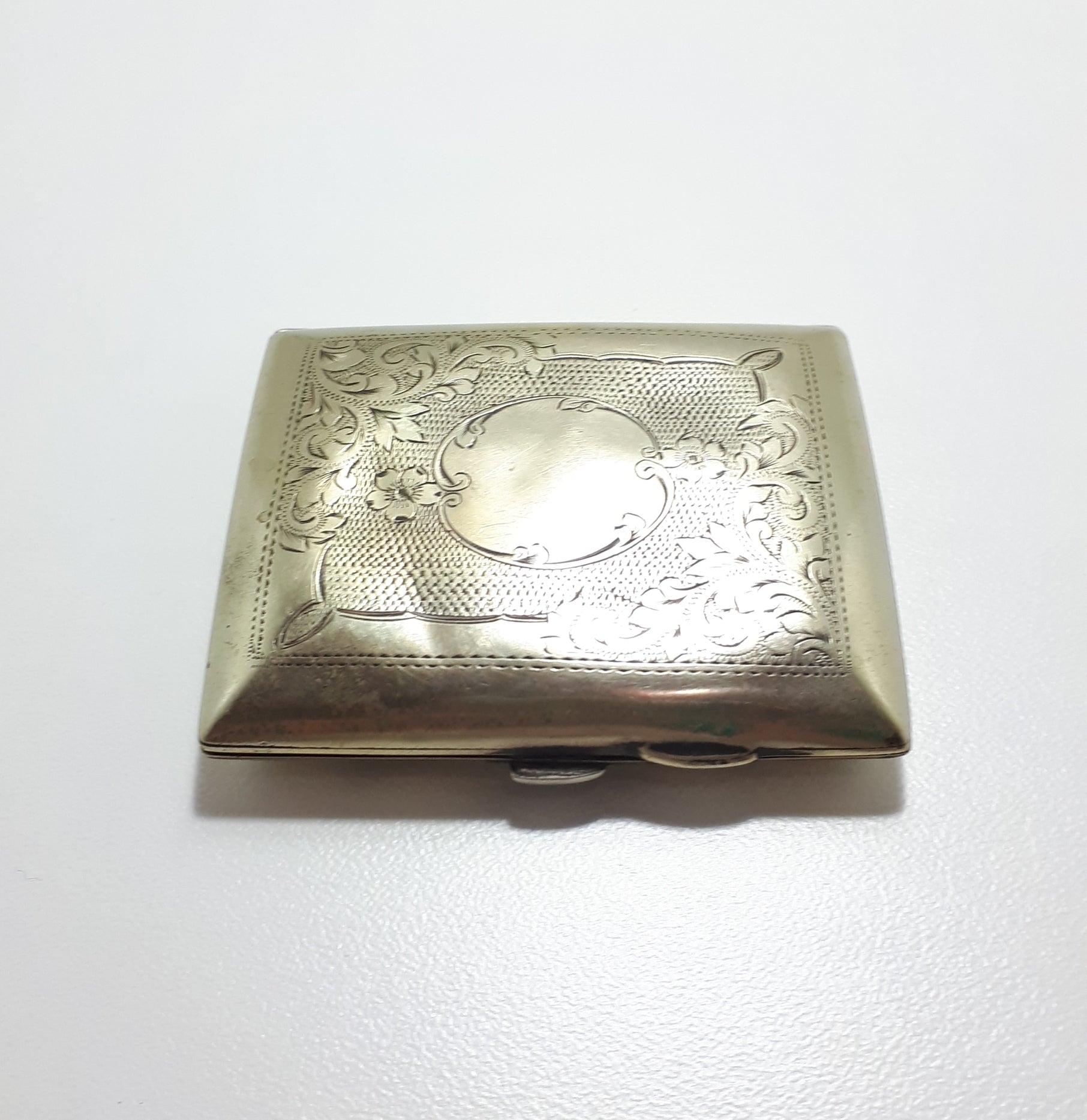 1930’s-1940’s Small Machine Tooled Silver Plated G.E.A. EPNS Calling Card Case