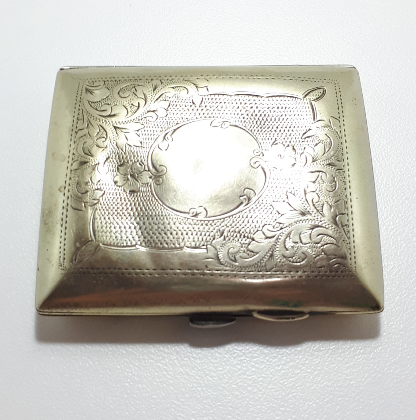 1930’s-1940’s Small Machine Tooled Silver Plated G.E.A. EPNS Calling Card Case
