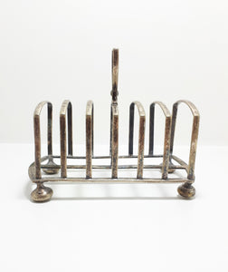Antique (Pre 1925) Silver Plated Art Deco Atkin Brothers, Sheffield 6-Slice Toast Rack