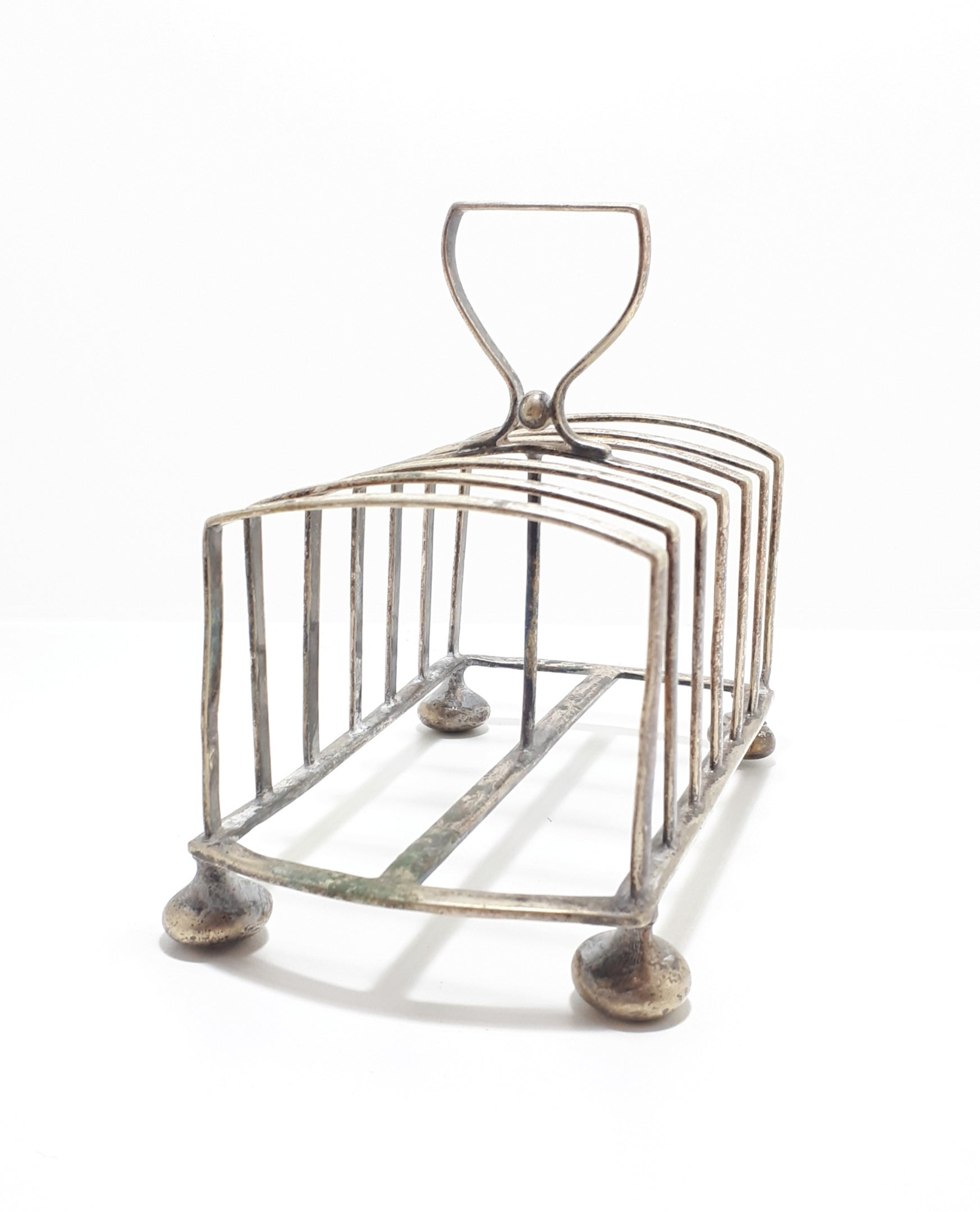 Antique (Pre 1925) Silver Plated Art Deco Atkin Brothers, Sheffield 6-Slice Toast Rack