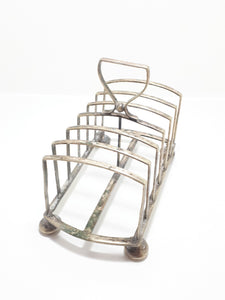 Antique (Pre 1925) Silver Plated Art Deco Atkin Brothers, Sheffield 6-Slice Toast Rack