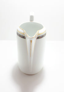 1932 Rosenthal Bavarian Fine Porcelain Isolde Series Pitcher / Jug – Floral Band With Gold Trim