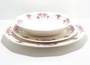 1930-1960 Set Of Royal Tudor Ware Barker Brothers Serving Platters & Bowl – Blossom Time Pattern