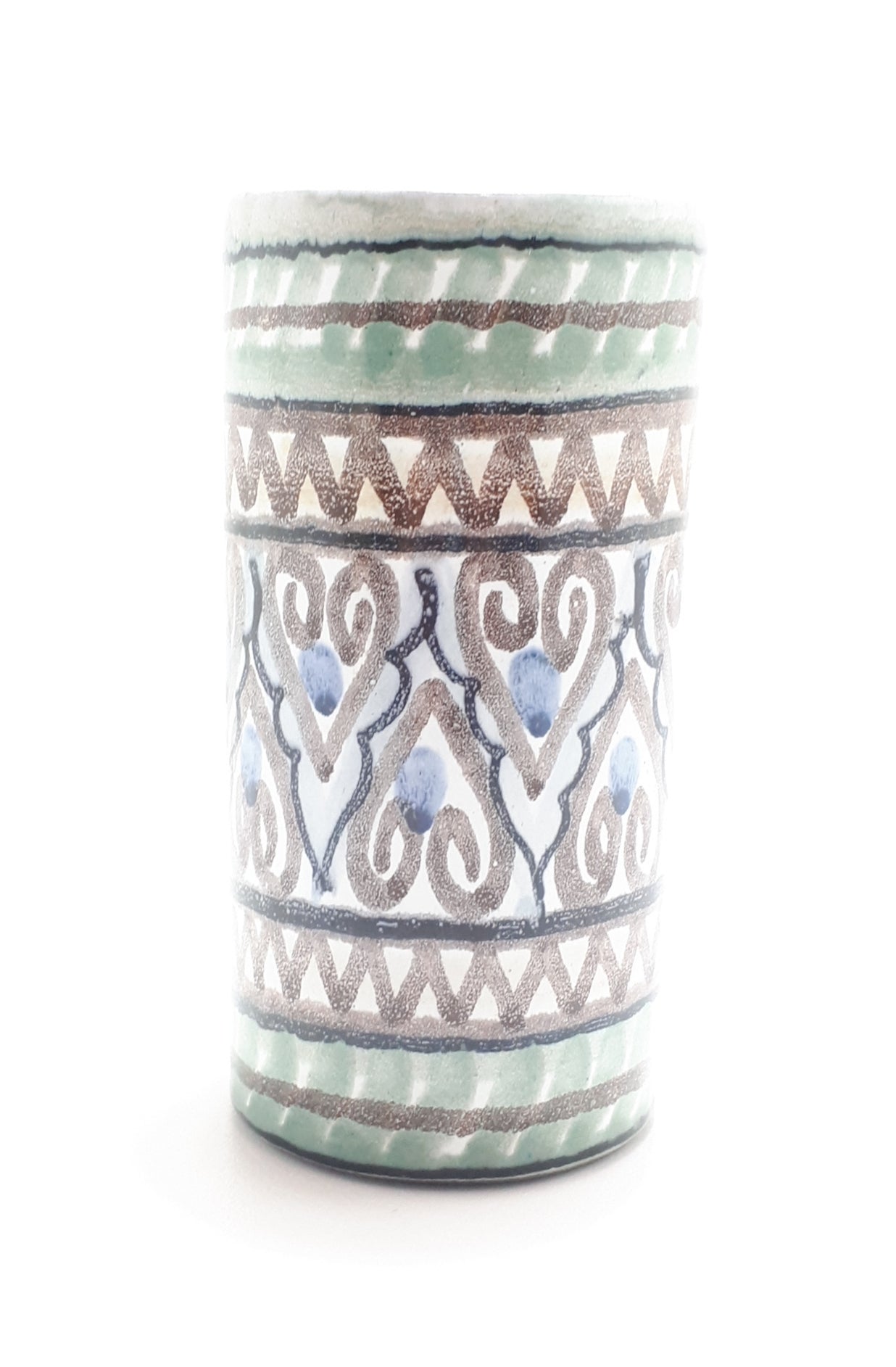 “The Old Jar Pottery” South African Art Pottery Vase – Hand Thrown & Decorated