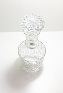 Large Vintage Lead Crystal Whiskey Decanter in Classical Stuart Decanter Style