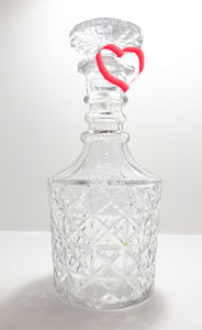 Large Vintage Lead Crystal Whiskey Decanter in Classical Stuart Decanter Style