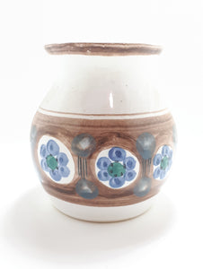 Hand Thrown & Hand Decorated (Underglaze) Studio Art Pottery Decorative Medium Sized Vase