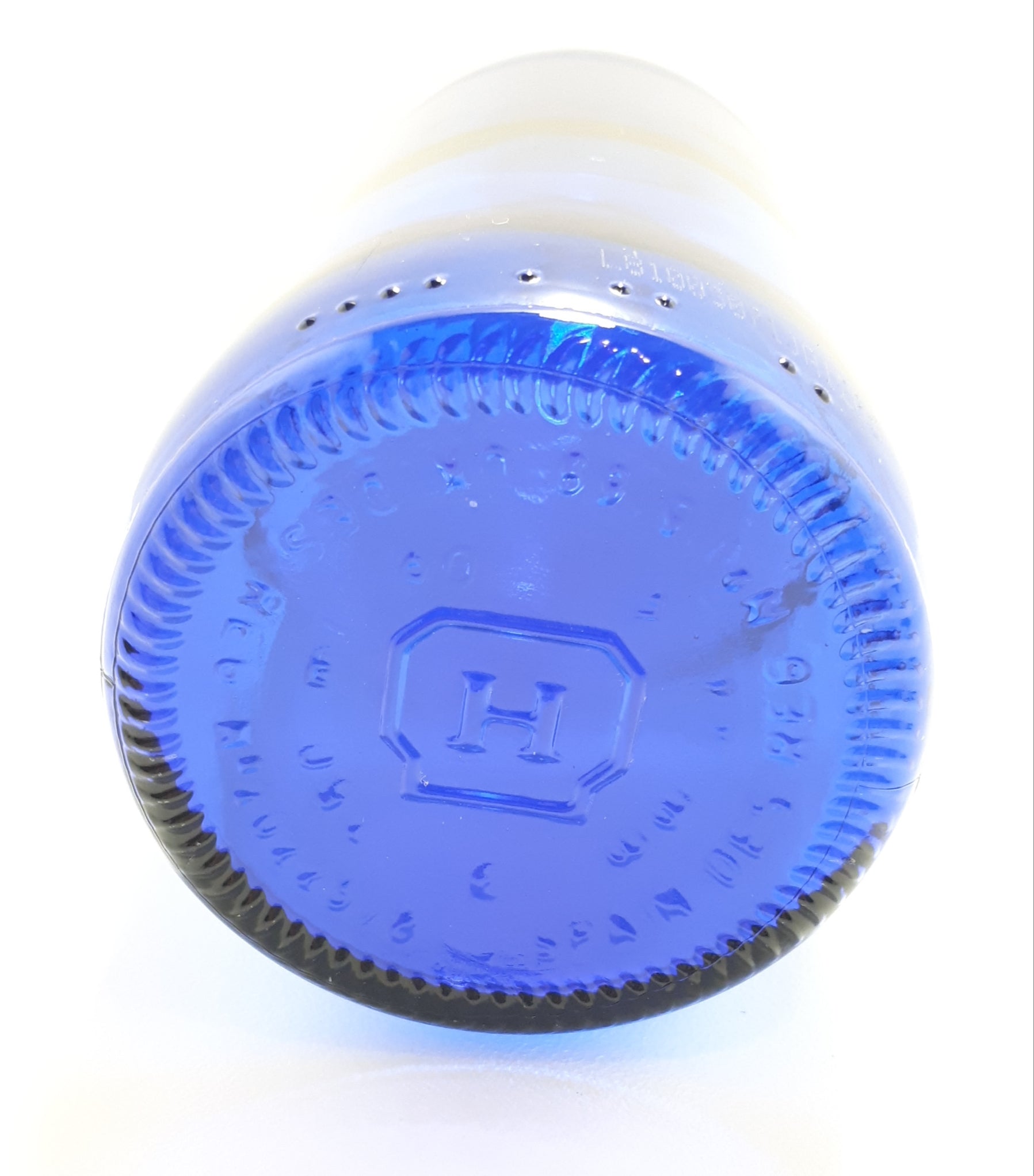 Collectable Cobalt Blue Harveys Bristol Cream Bottle