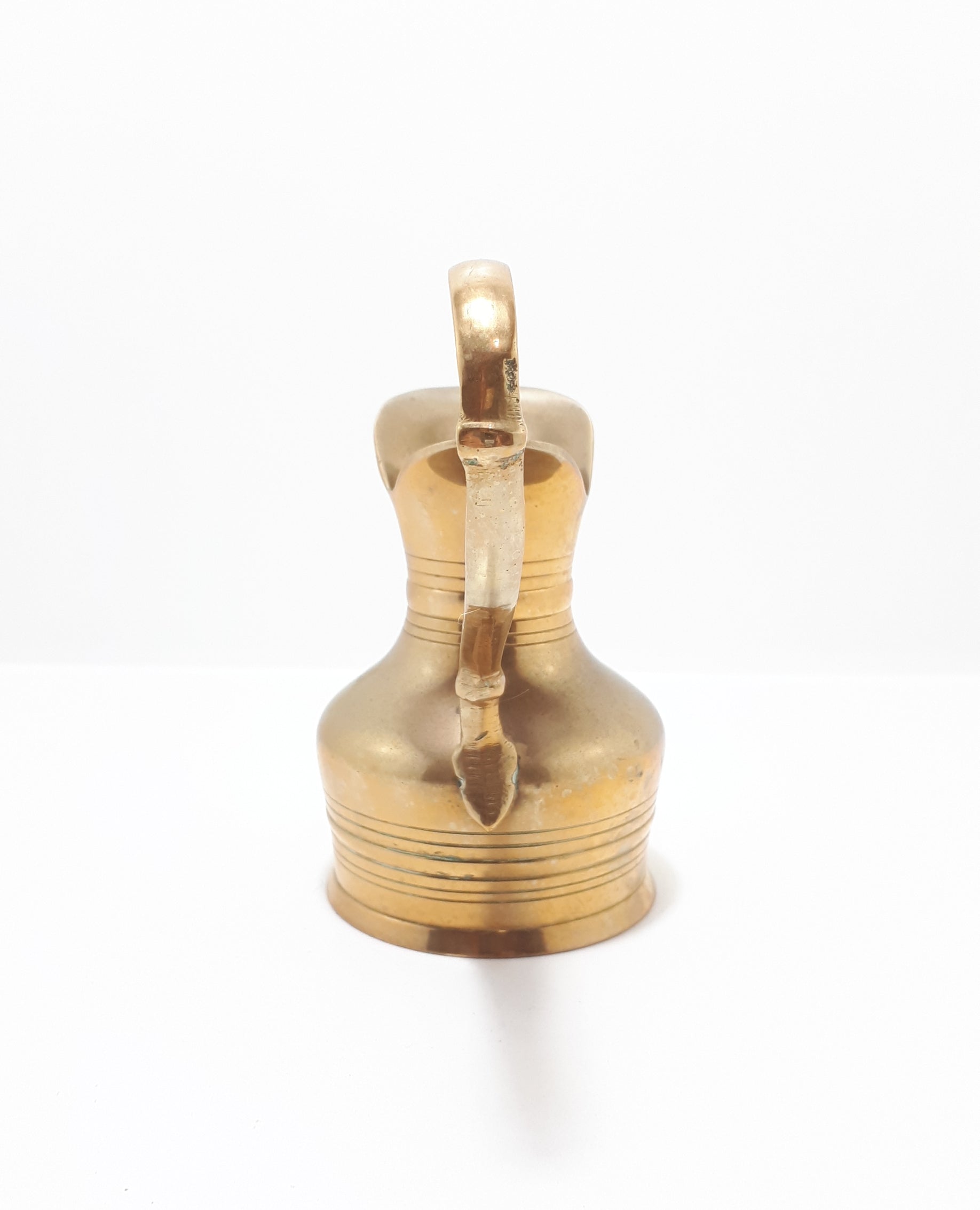 Small Solid Brass Pitcher