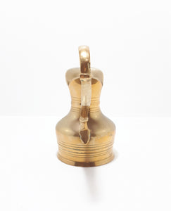 Small Solid Brass Pitcher