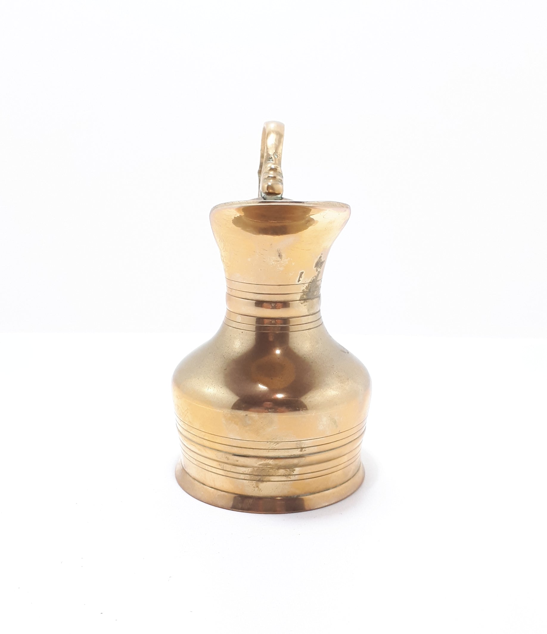 Small Solid Brass Pitcher