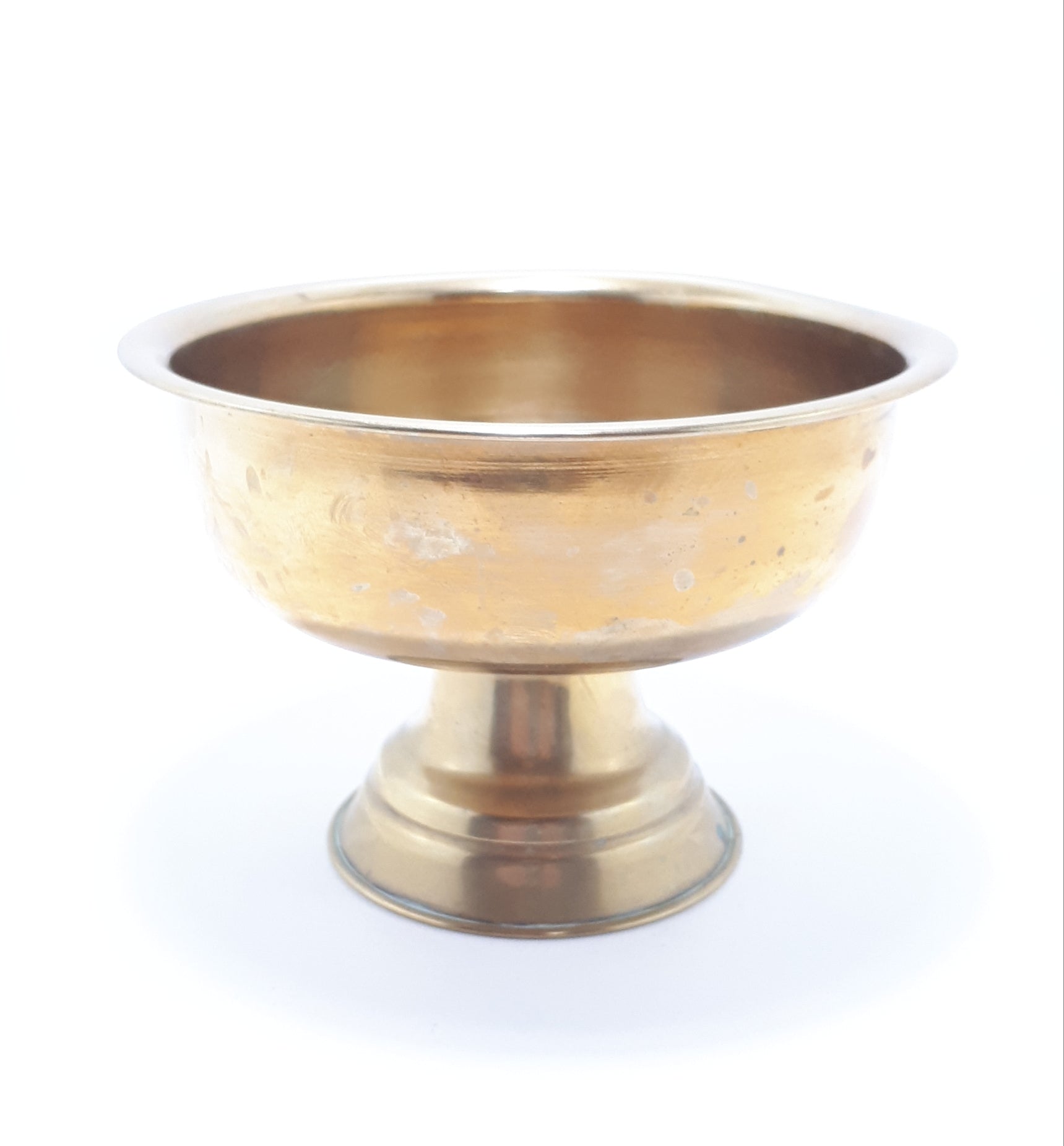 Solid Brass Pedestal Bowl