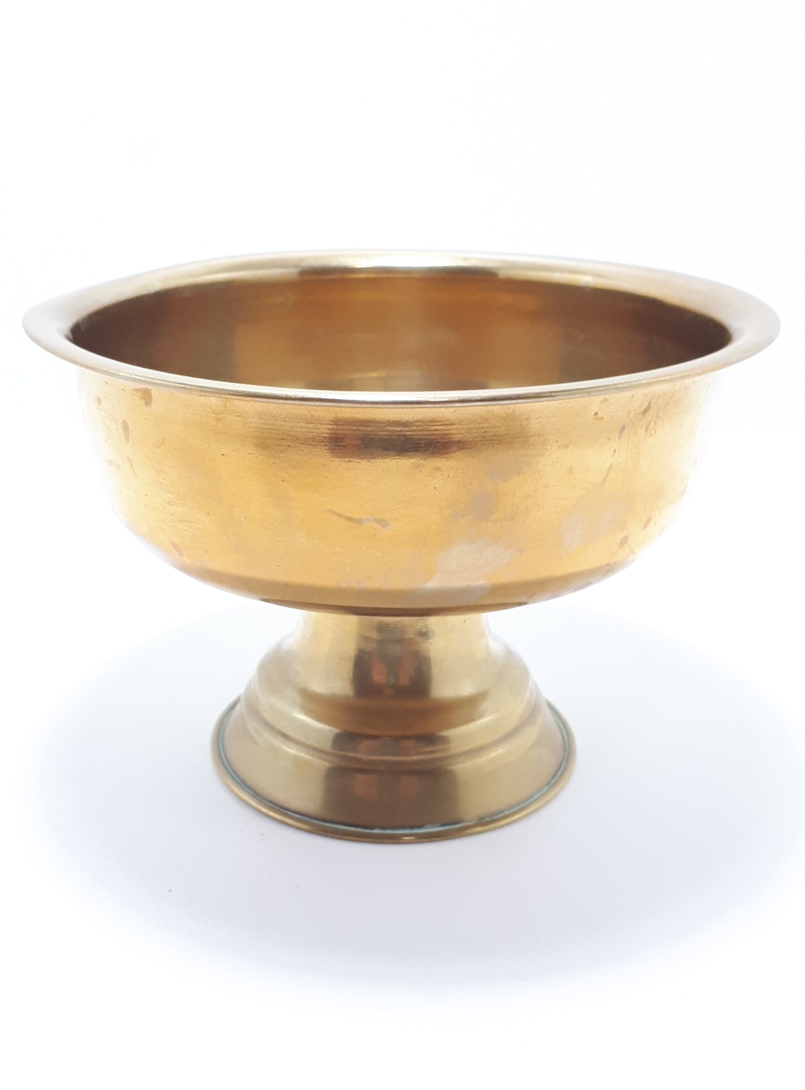 Solid Brass Pedestal Bowl