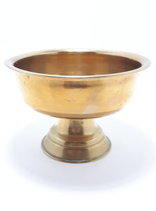 Solid Brass Pedestal Bowl