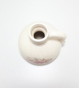 Pristine Condition Contemporary Ceramic Decorative Jug Vase – Wild Rose Pattern