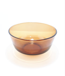 1970’s Anchor Hocking USA Harvest Amber Glass Mixing / Oven Bowl