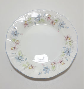 Elegant & Beautiful Soft Pastel Queen’s Fine Bone China Tea Plate – Claire Pattern