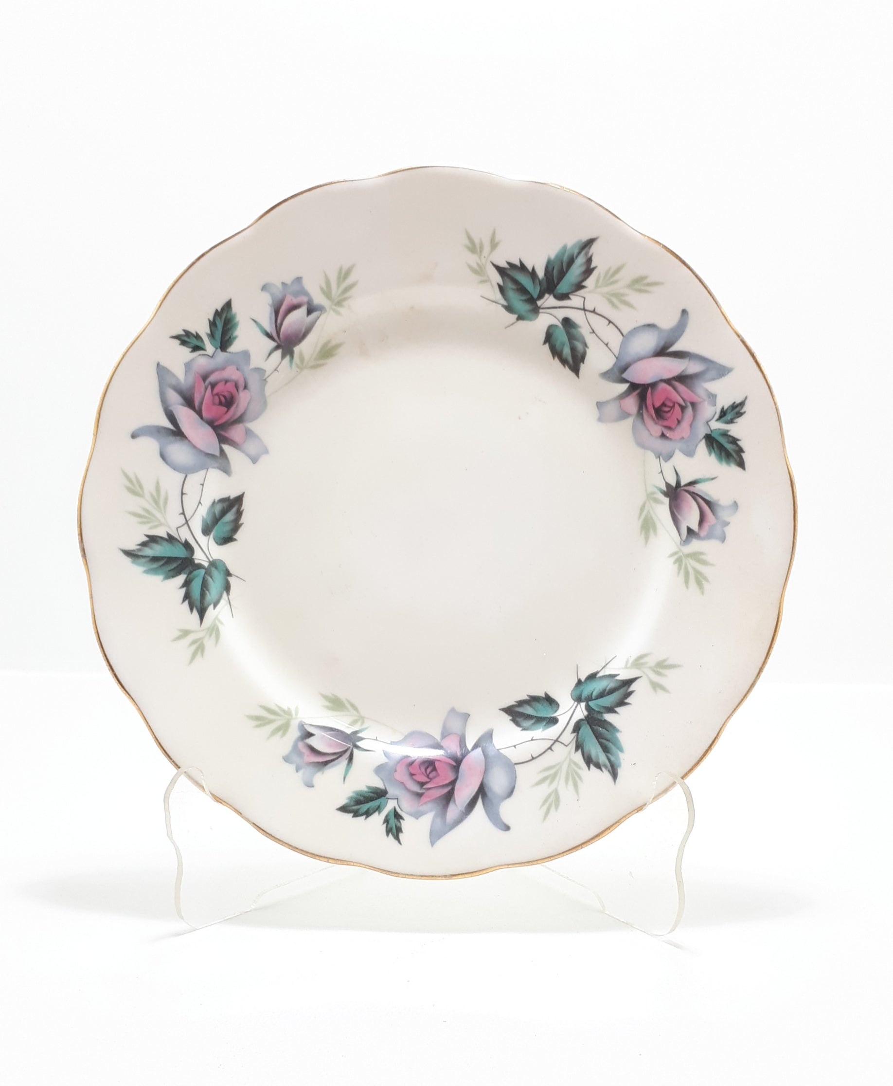 Queen Anne Bone China (Ridgway Potteries Ltd) Tea Plate – Pattern Unknown