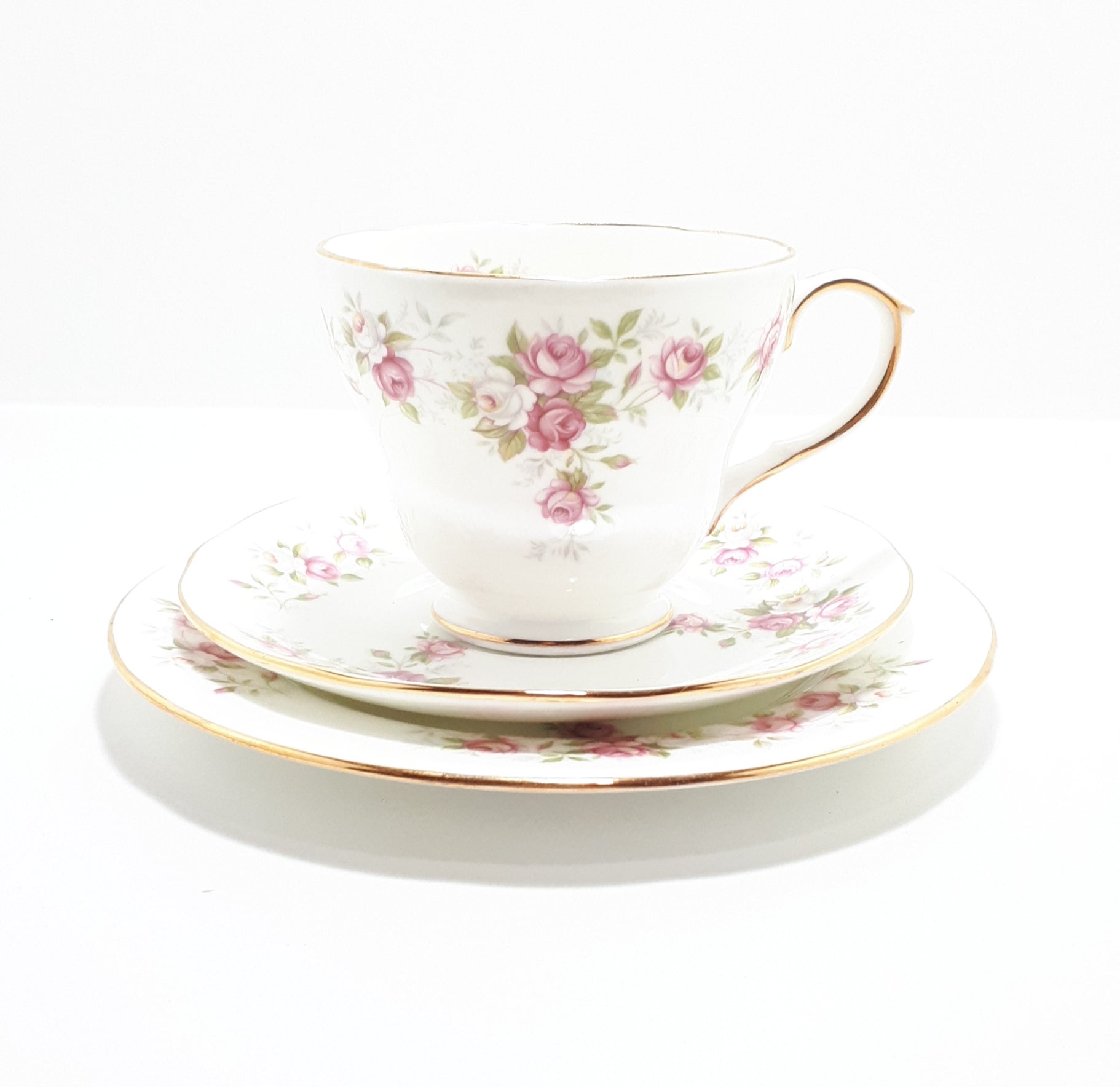Duchess Bone China Tea Trio – June Bouquet