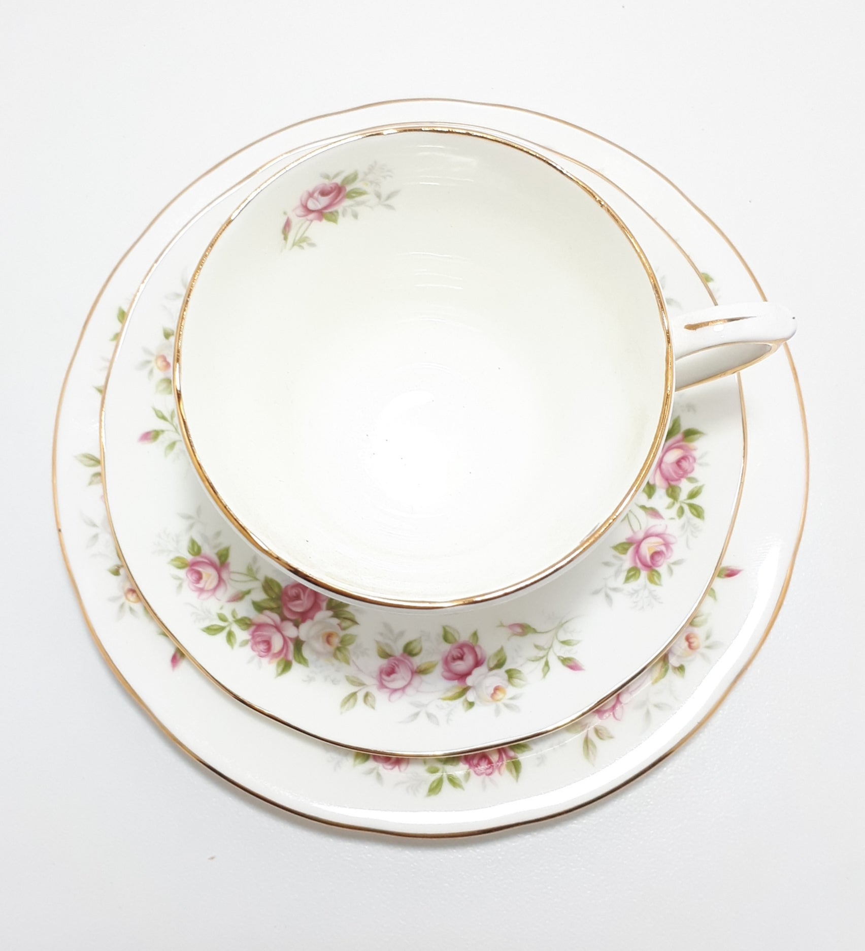 Duchess Bone China Tea Trio – June Bouquet
