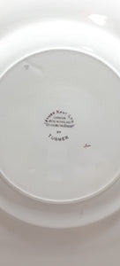 1940’s James Kent Ltd., Longton, Fine Porcelain “Crossing The Brook by Turner” Biscuit Plate With Removable Handle