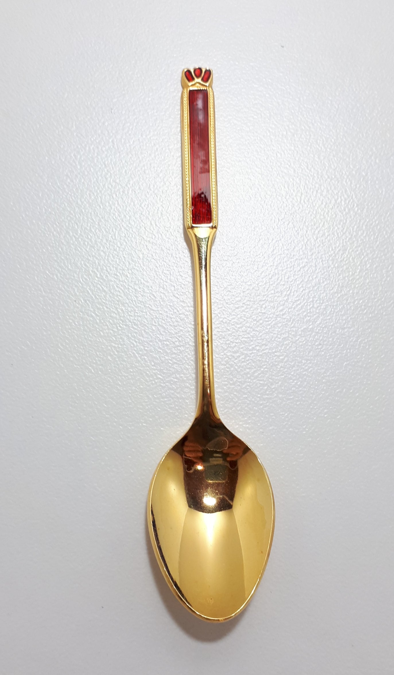 Viners Quality Stainless Steel 24 Ct Gold Plated Unused Set Of 6 Tea Spoons - Eetrite