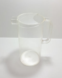 Clear Acrylic Water / Juice Jug With Removable Ice Lip / Lid – Approx 1.5 – 1.75 l Capacity