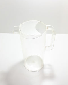 Clear Acrylic Water / Juice Jug With Removable Ice Lip / Lid – Approx 1.5 – 1.75 l Capacity