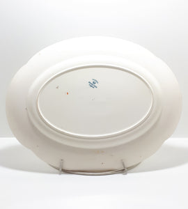 1920’s Antique Johnson Bros. “Pareek” Range Porcelain Serving Platter – Rare Lombardy Pattern