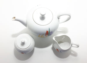 An Exquisite Find & Highly Collectable – Thomas (Rosenthal Germany) Eva Zeisel Tea Set – Tea Pot, Creamer & Sugar Bowl