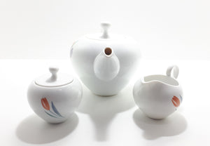 An Exquisite Find & Highly Collectable – Thomas (Rosenthal Germany) Eva Zeisel Tea Set – Tea Pot, Creamer & Sugar Bowl