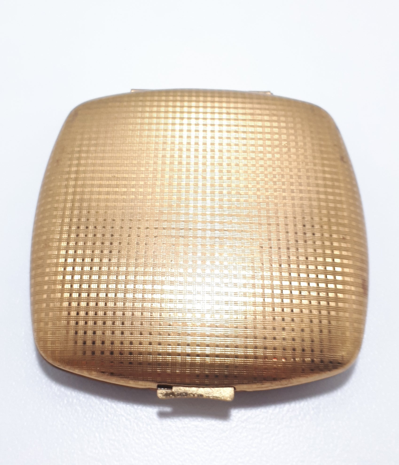 Collectable Brass & Acrylic Melissa Ladies Compact