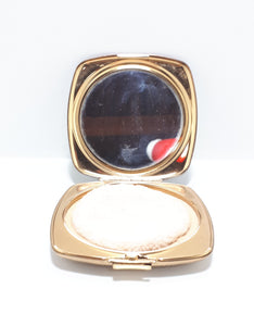 Collectable Brass & Acrylic Melissa Ladies Compact