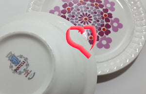 Retro 20 Piece Spanish Pontesa Porcelain Breakfast Set