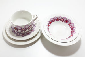 Retro 20 Piece Spanish Pontesa Porcelain Breakfast Set