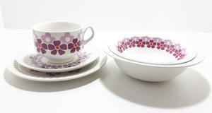 Retro 20 Piece Spanish Pontesa Porcelain Breakfast Set
