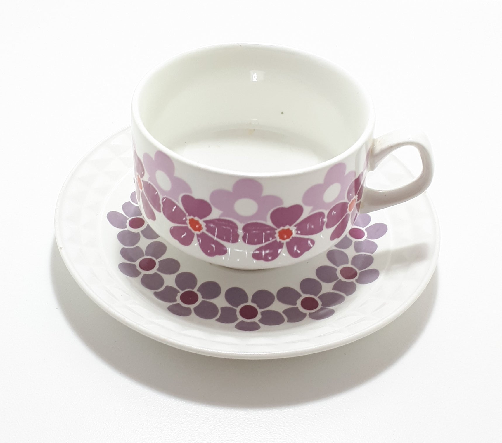 Retro Spanish Pontesa Porcelain Duo – Cup & Saucer