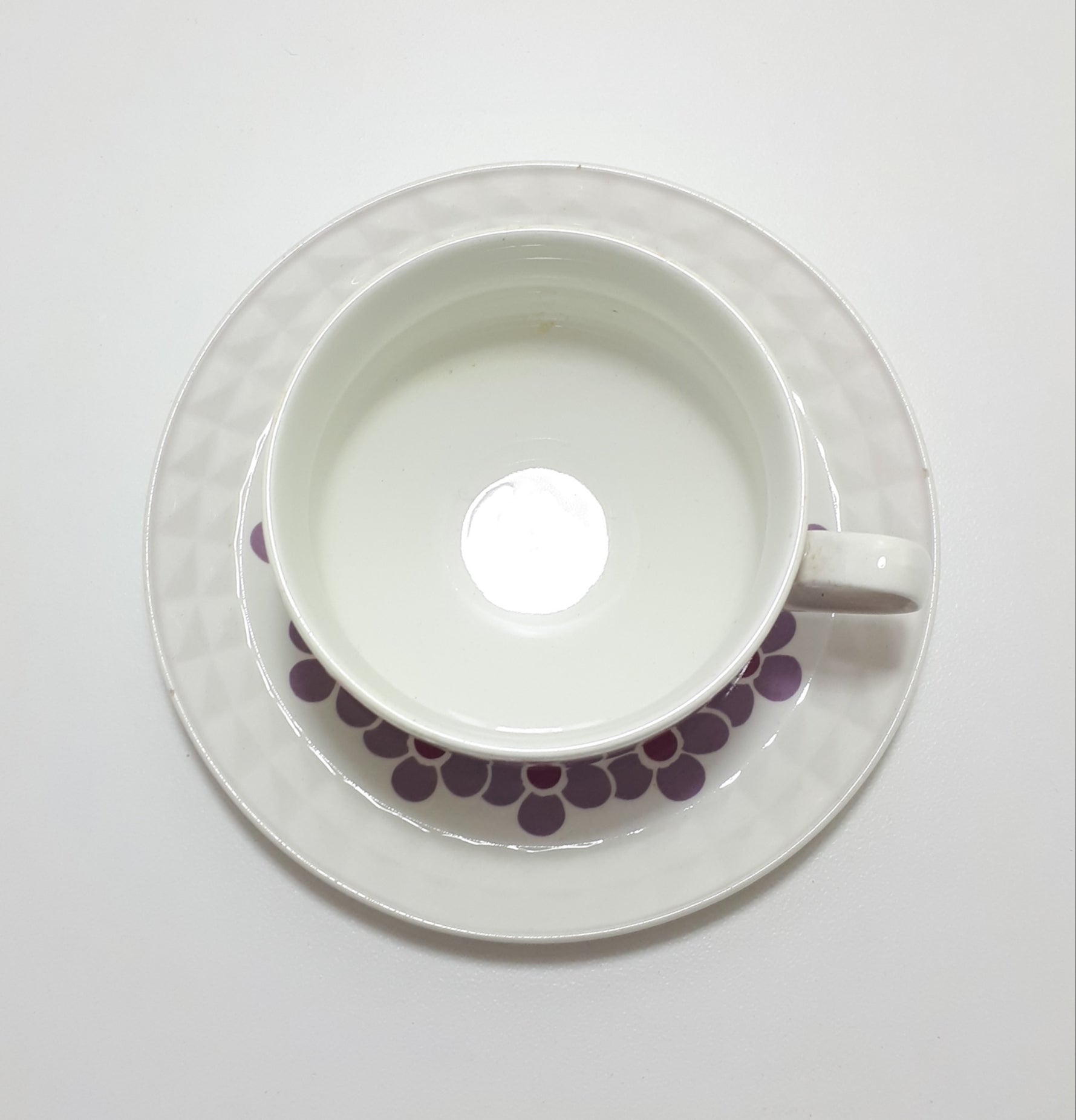 Retro Spanish Pontesa Porcelain Duo – Cup & Saucer