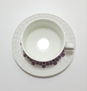 Retro Spanish Pontesa Porcelain Duo – Cup & Saucer