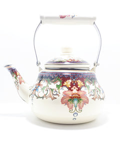 Contemporary Decorated Enamel Kettle – 2 litre Capacity