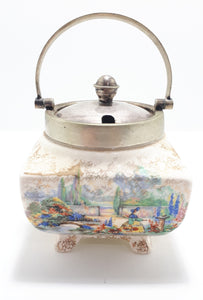 Lancaster & Sandland Ltd “In An Olde World Garden” Crinoline Lady Jam Jar