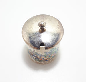 Lancaster & Sandland Ltd “In An Olde World Garden” Crinoline Lady Condiment/Jam Pot