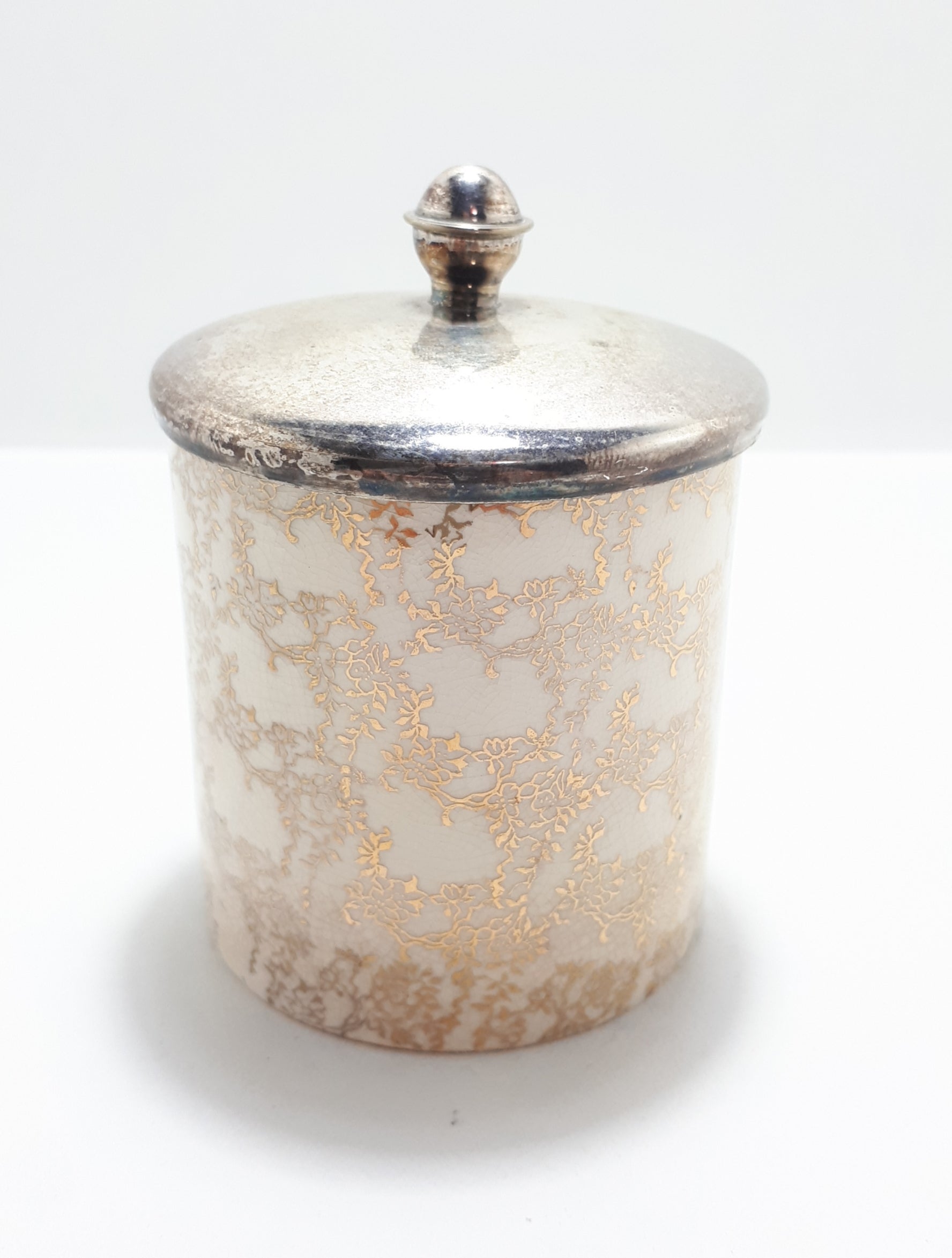 Lancaster & Sandland Ltd “In An Olde World Garden” Crinoline Lady Condiment/Jam Pot